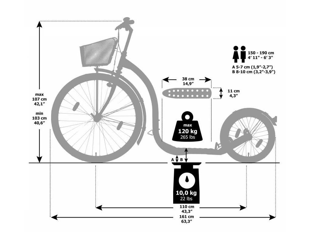 Kickbike City G4 technical data