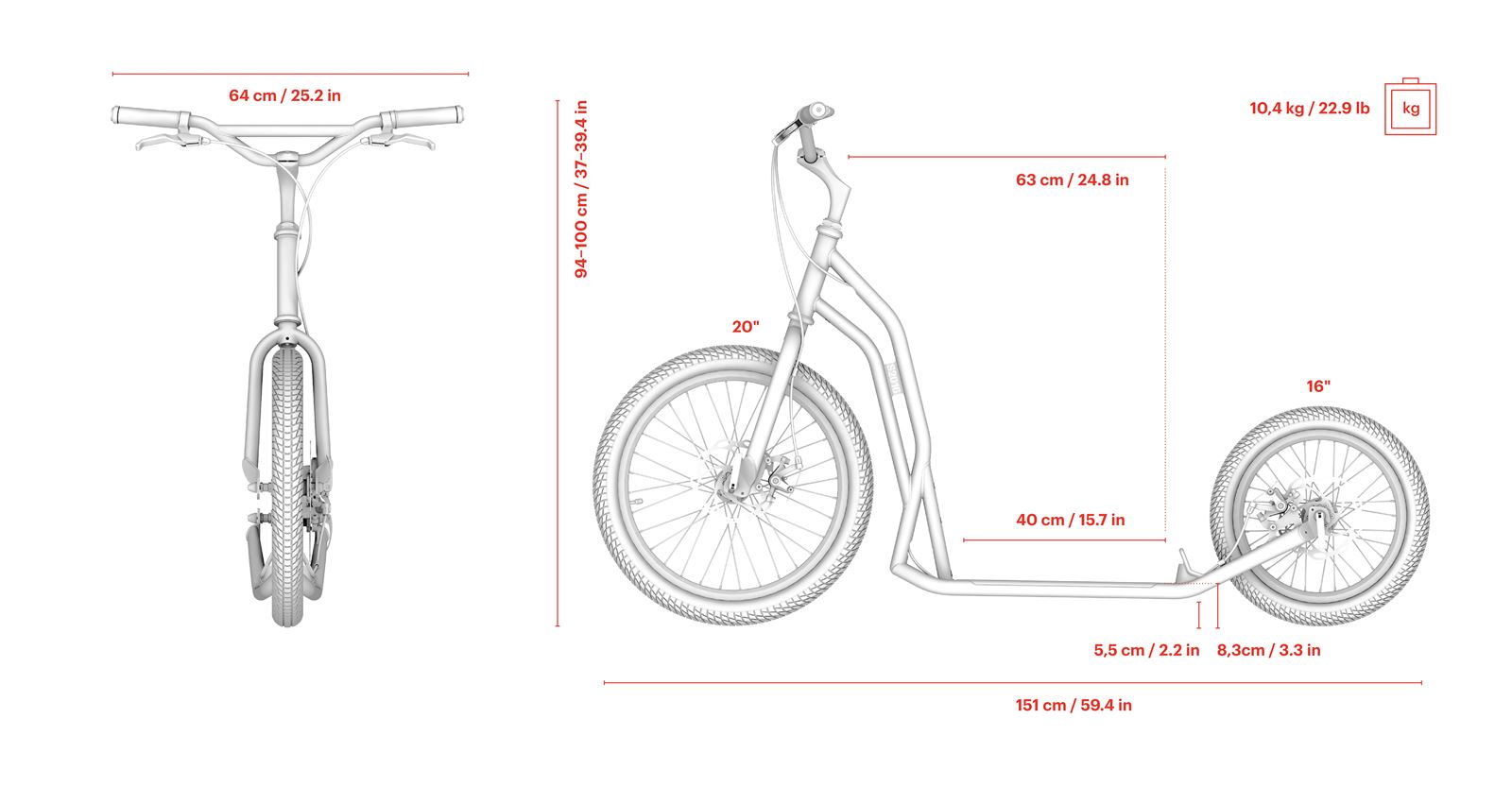 Yedoo S2016 disc dimensions